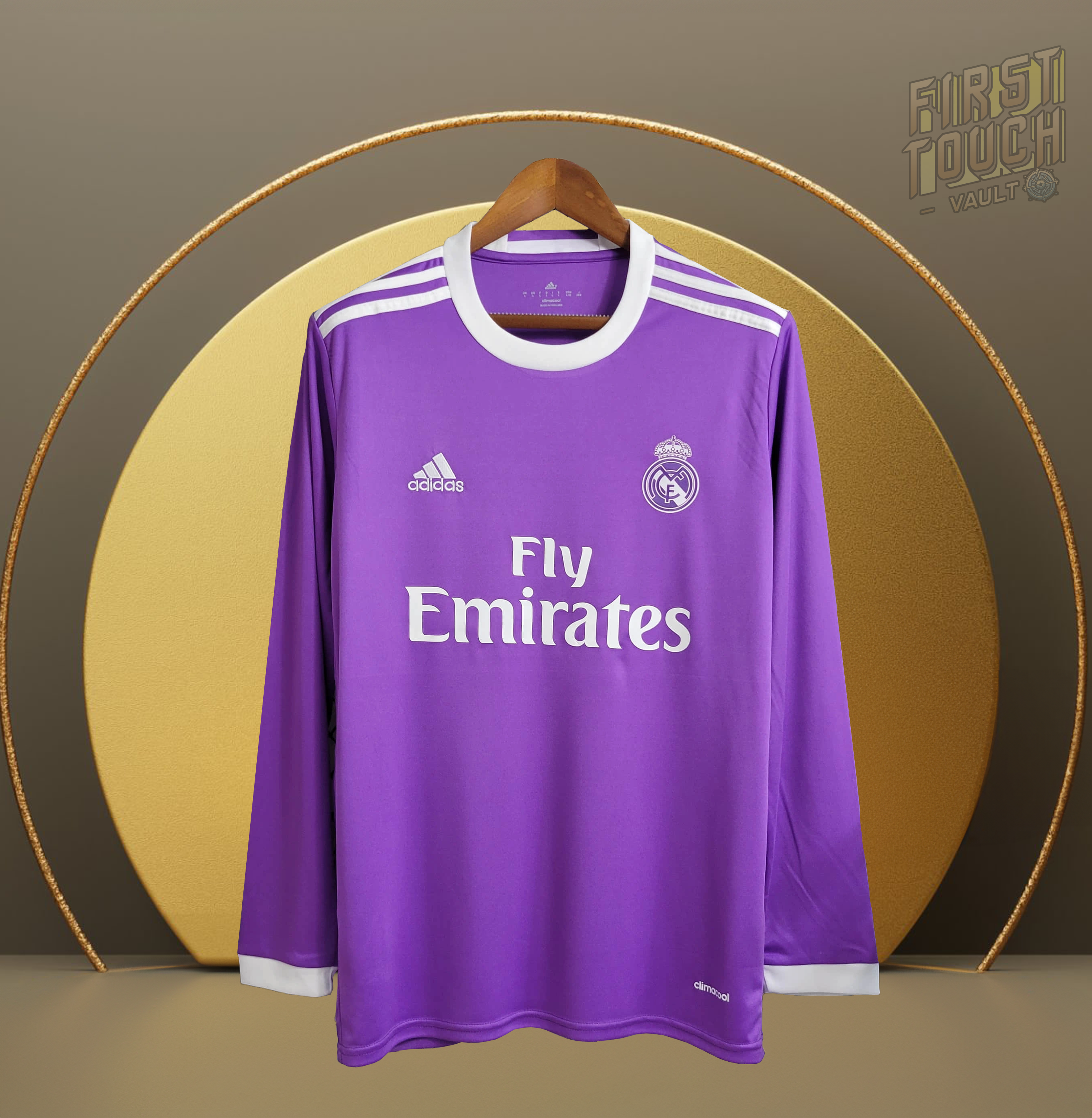 17/18 Real Madrid Long Sleeve Away Jersey