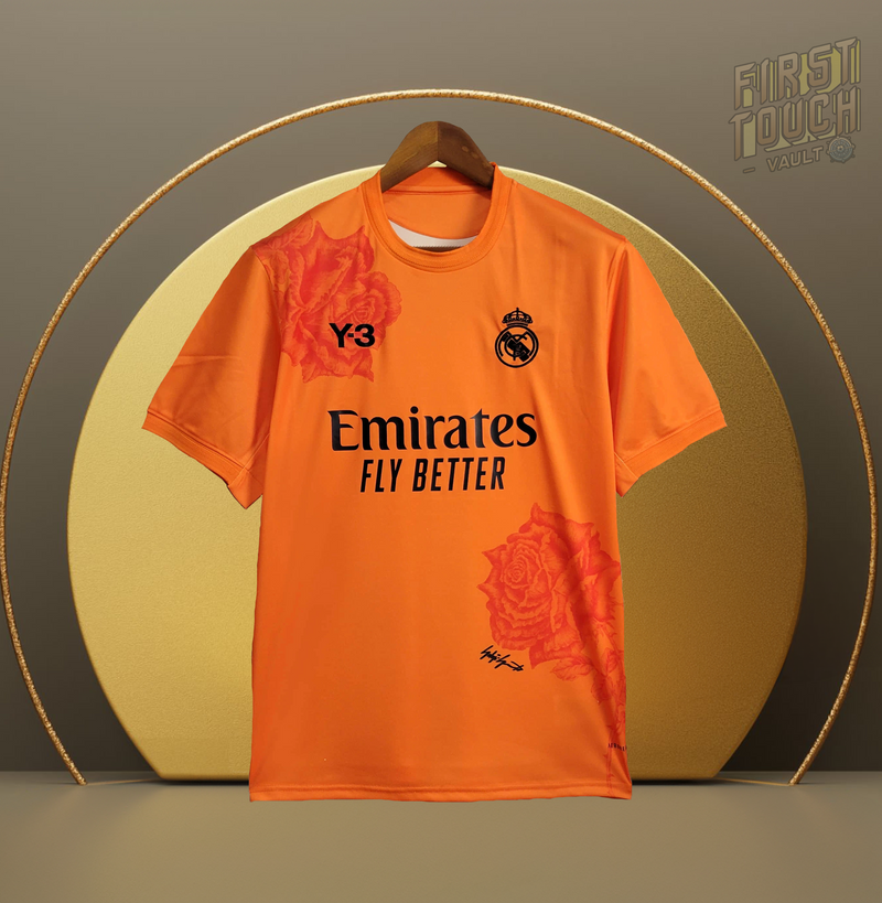 23/24 Real Madrid Y3 Black/Orange Jersey